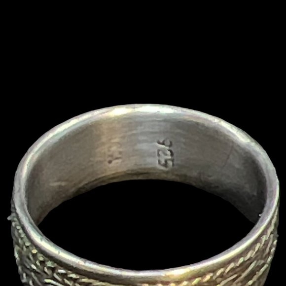 Vintage Marsala Company Sterling Silver Band Ring Size 7.25 (R264) - Picture 3 of 3